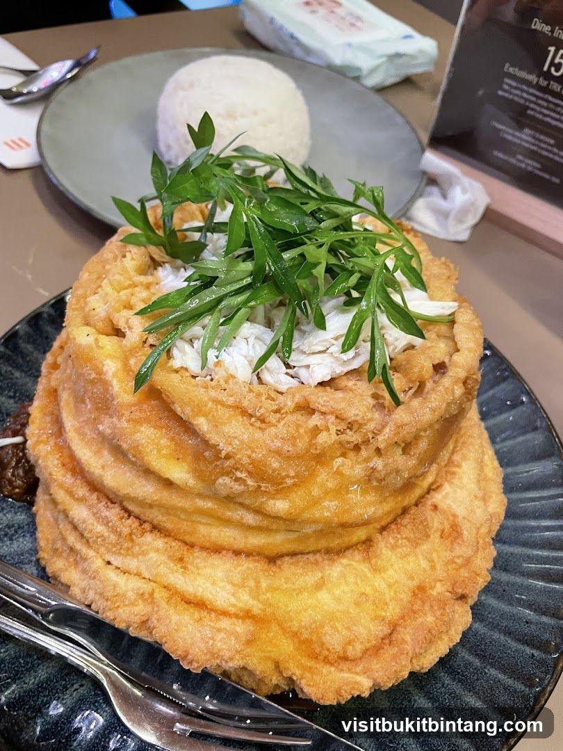 Crab Omelette with Rice