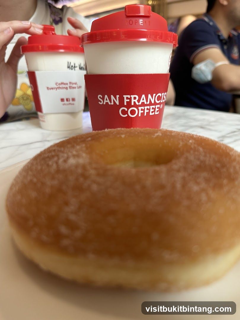 Donut and Coffee Cups
