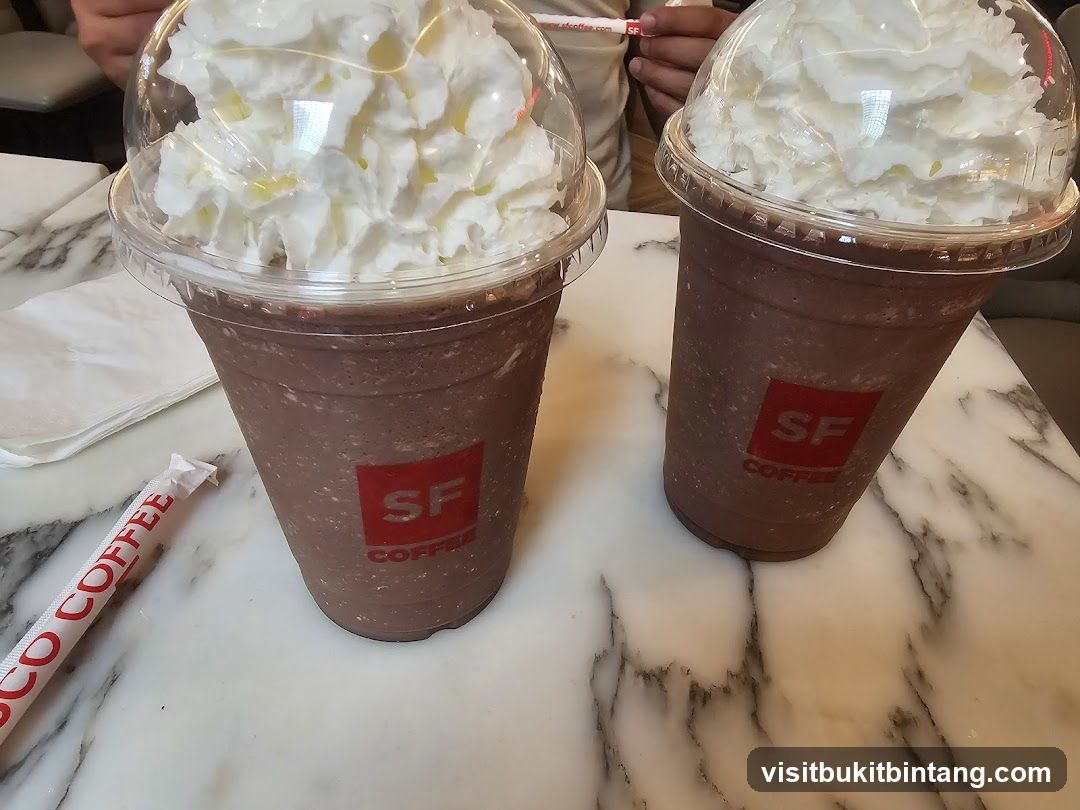 Chocolate Frappuccinos with Whipped Cream