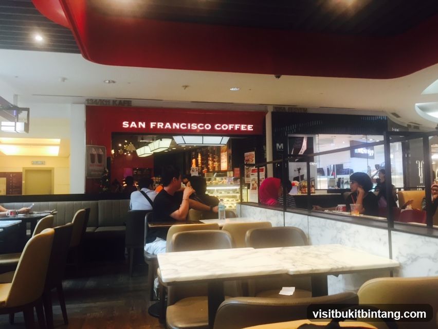 Interior of San Francisco Coffee