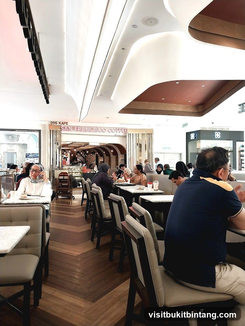 Interior of San Francisco Coffee