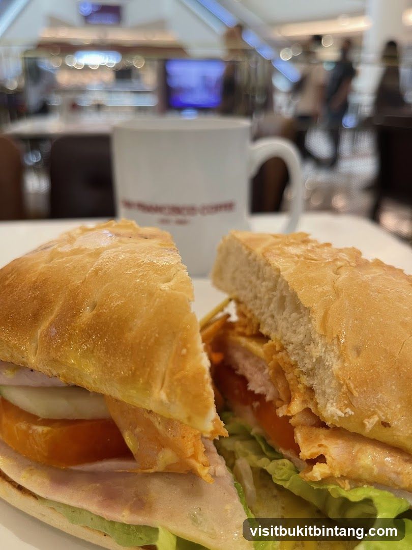 Sandwich and Coffee