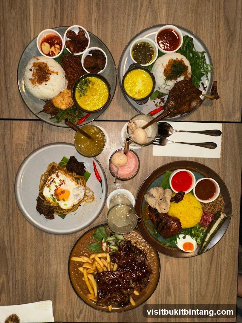 Various Dishes and Drinks