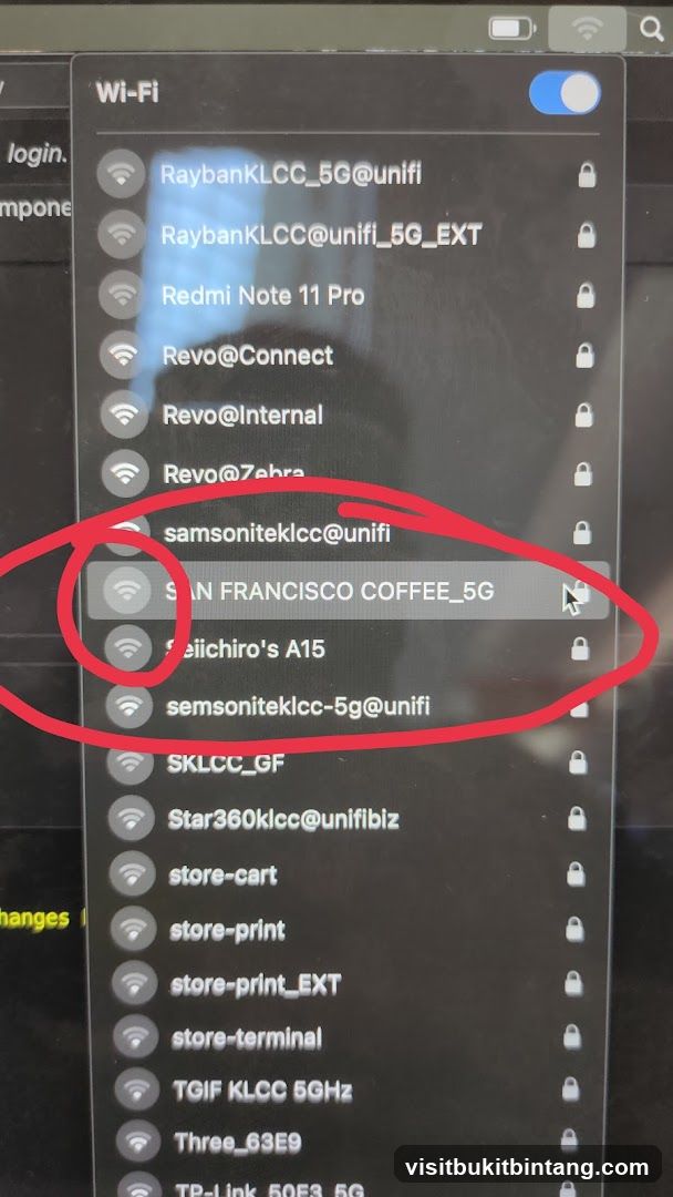 Wi-Fi Network List