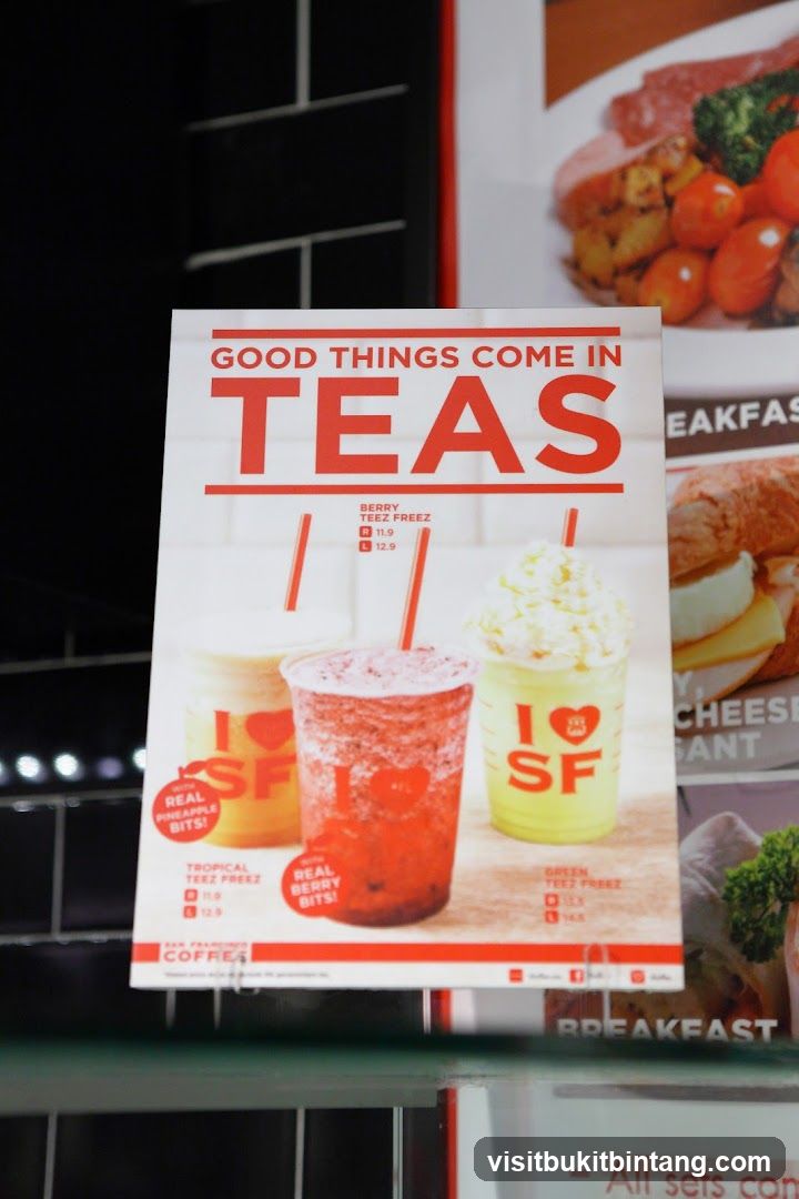 Teas Menu