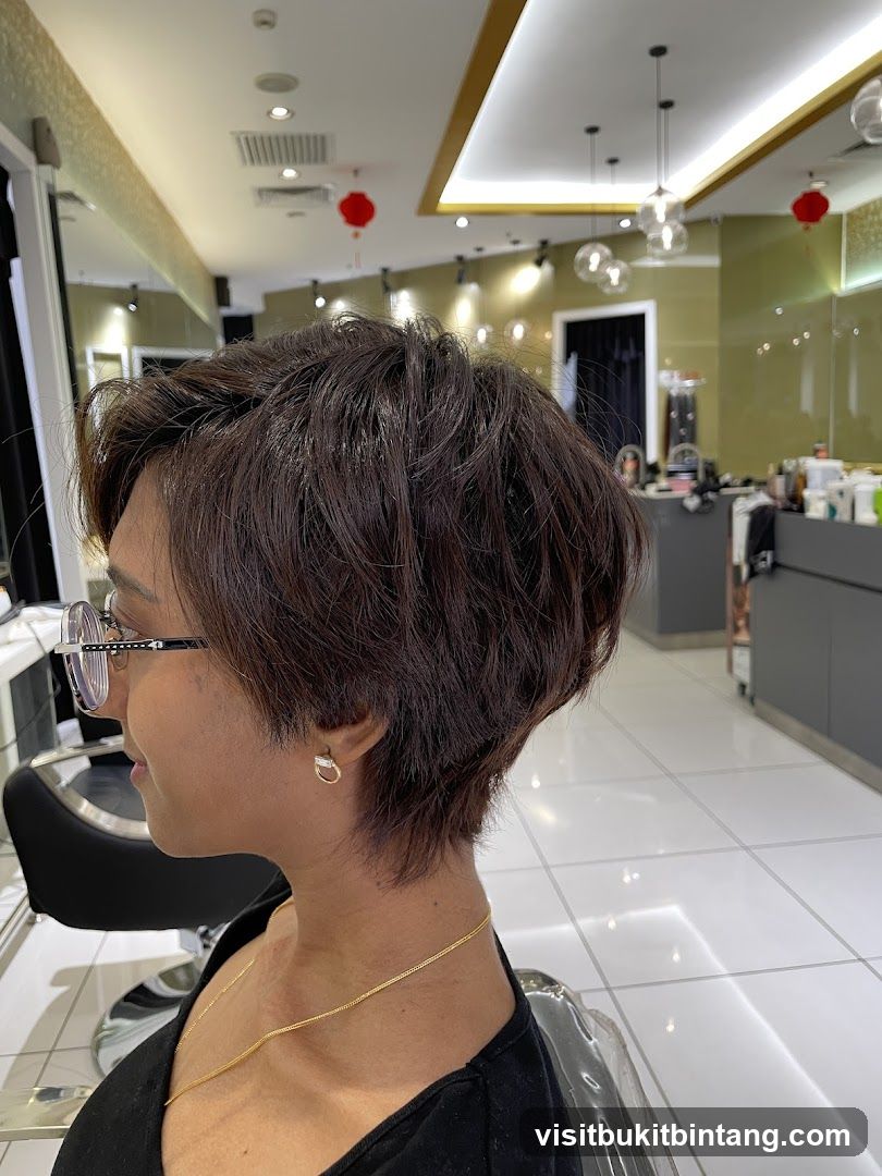 Woman with Short Haircut