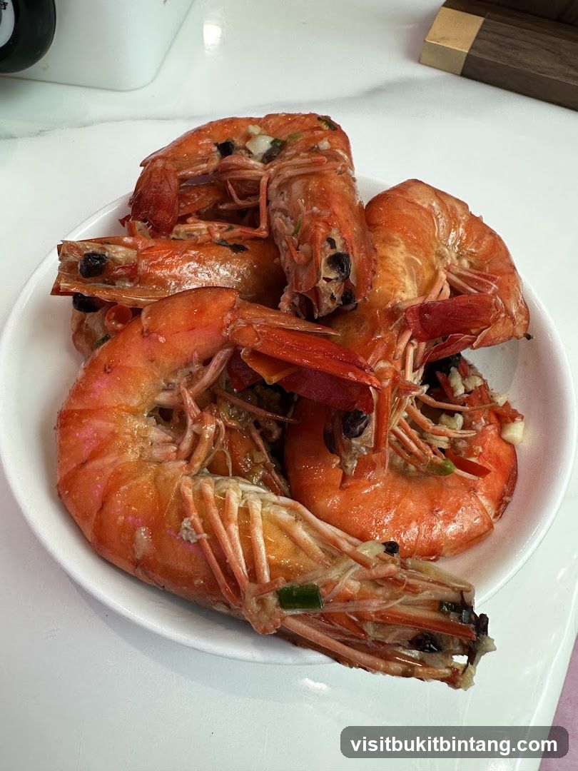 Steamed Prawns
