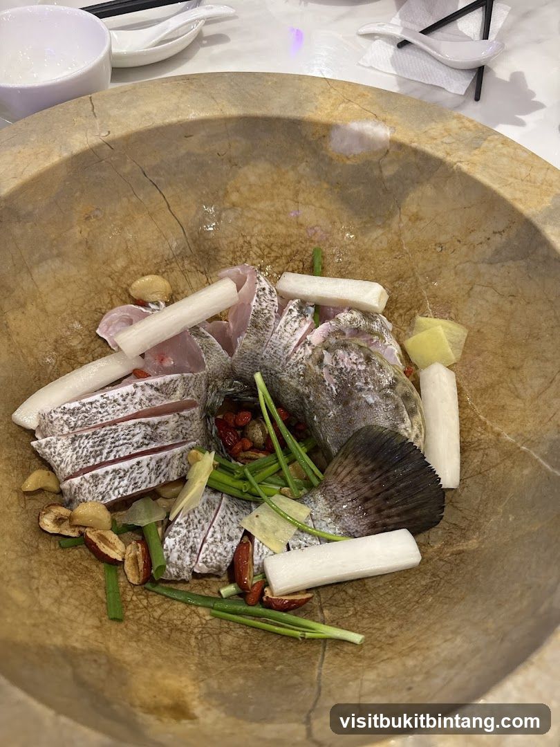 Raw Fish Dish Preparation