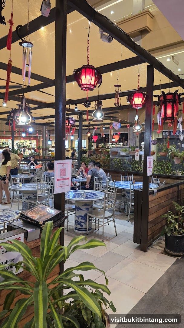 Restaurant Interior with Chinese Decor