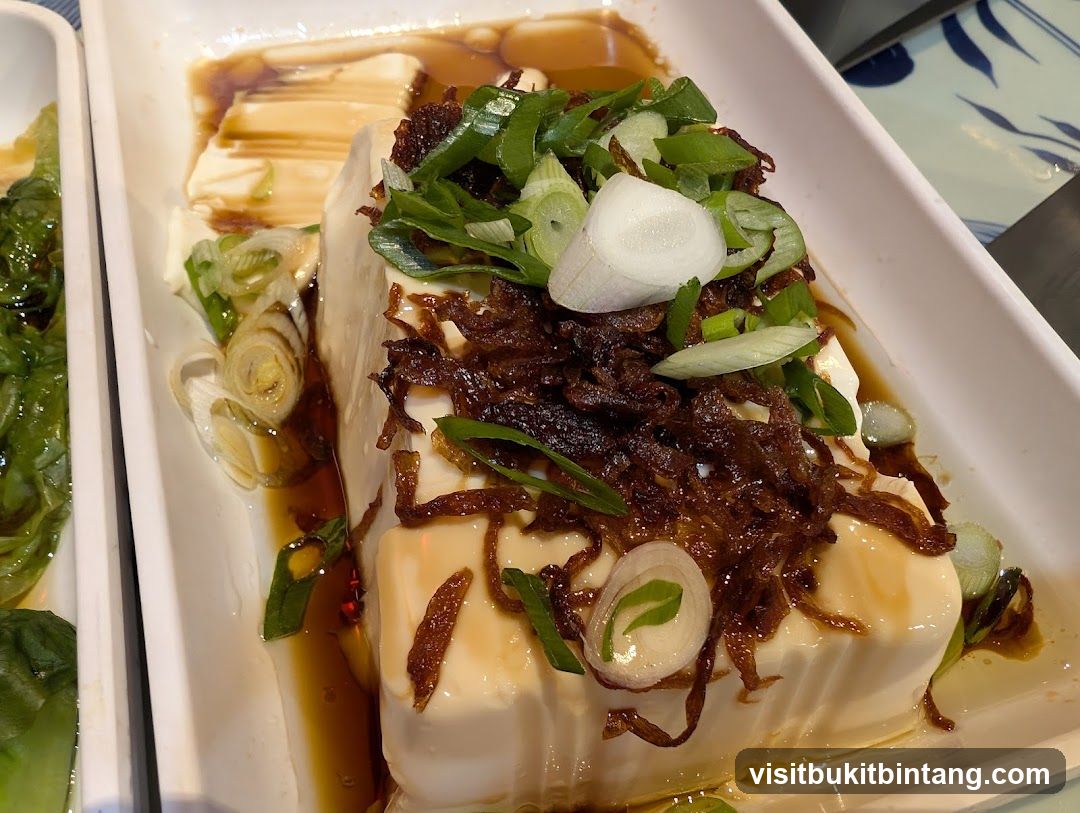 Silken Tofu with Toppings