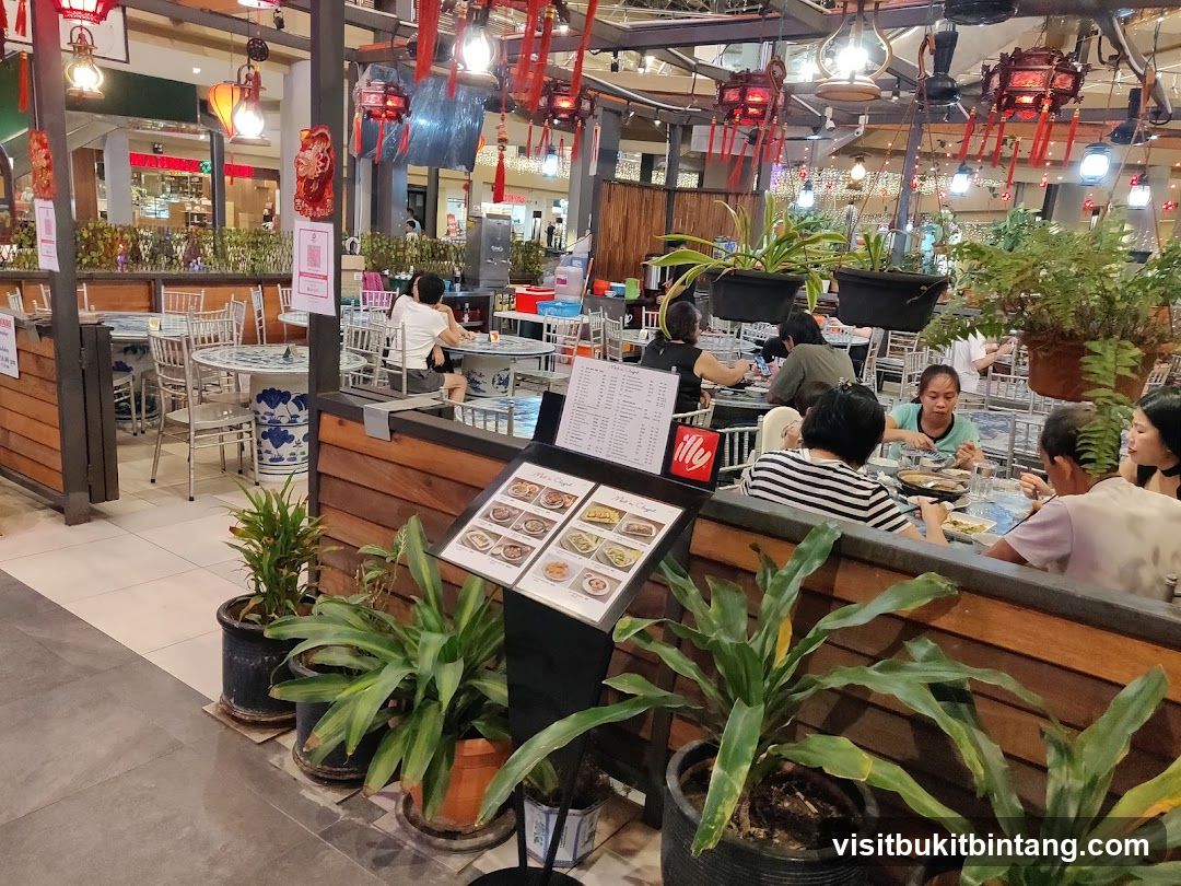 Restaurant Interior with Diners