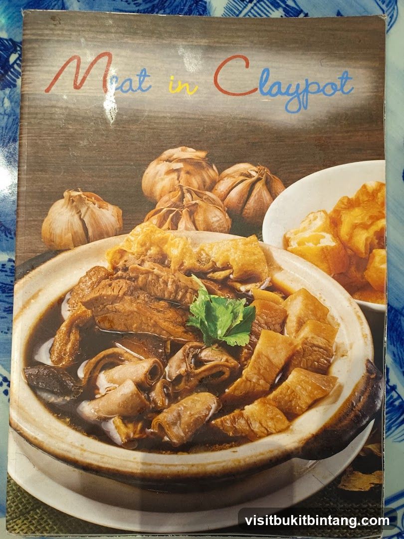 Meat in Claypot Menu