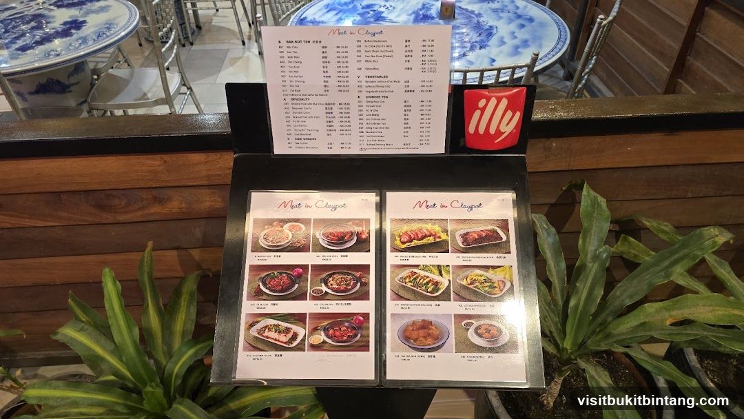 Meat in Claypot Menu