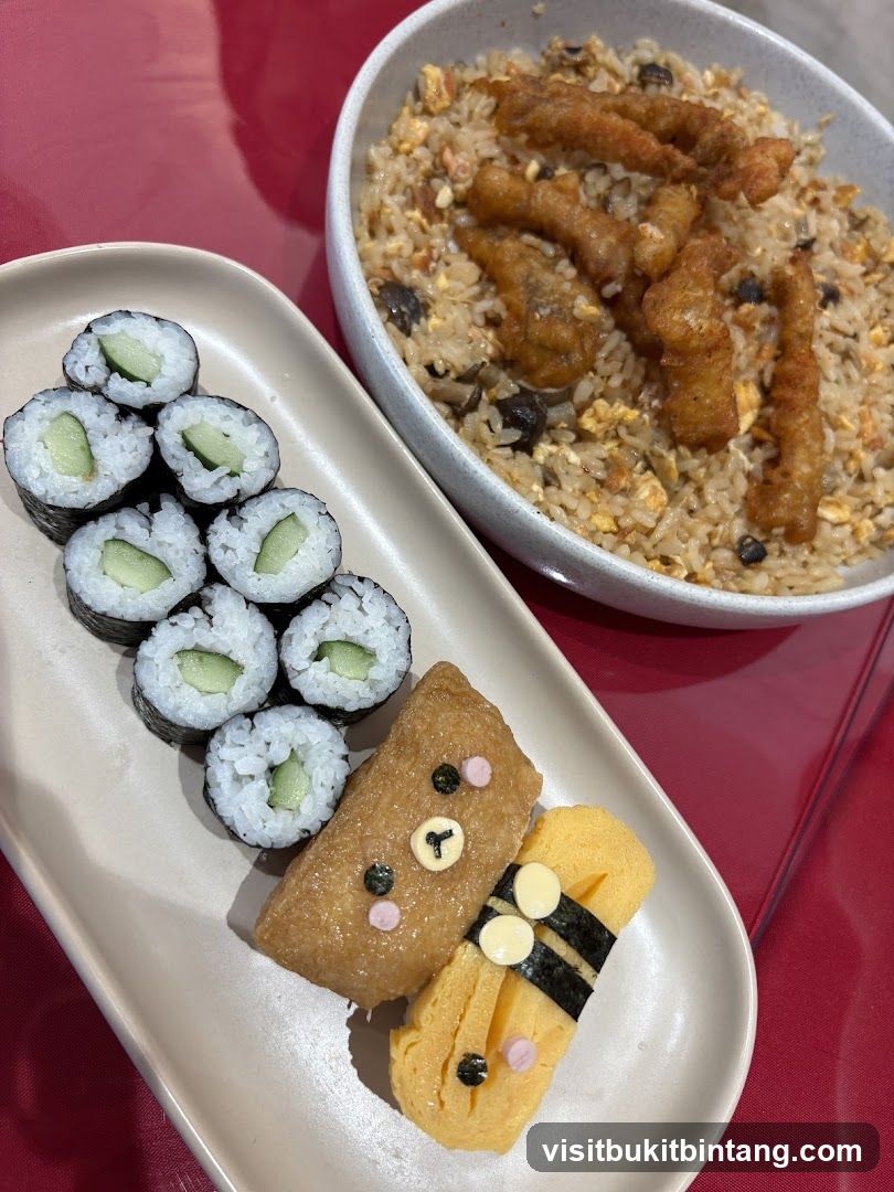 Sushi and Fried Rice