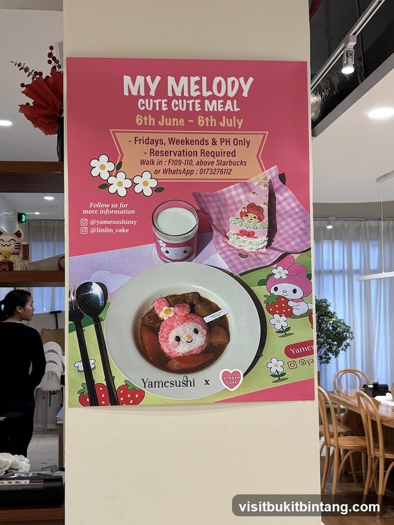 My Melody Cute Cute Meal Promotion