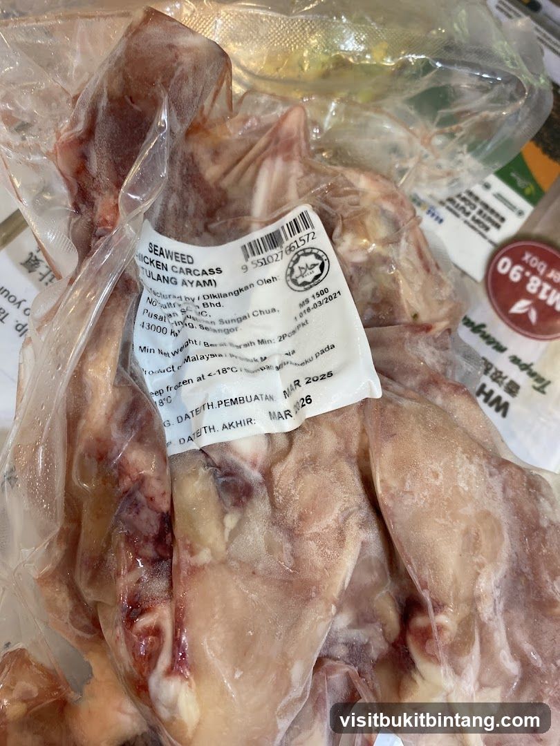 Packaged Chicken Carcass