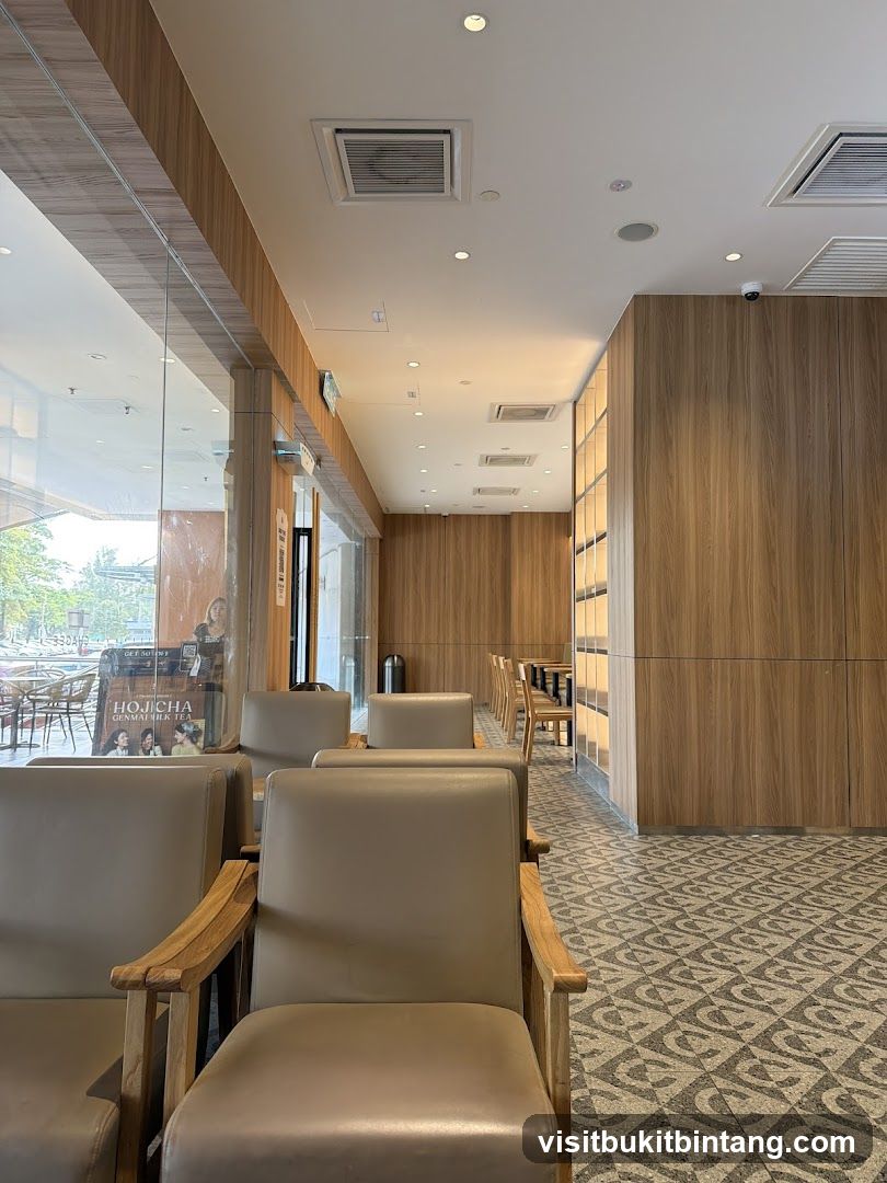 Cafe Interior with Seating
