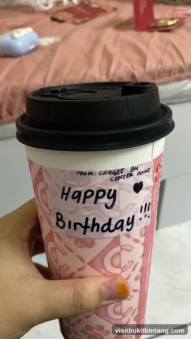 Happy Birthday Cup