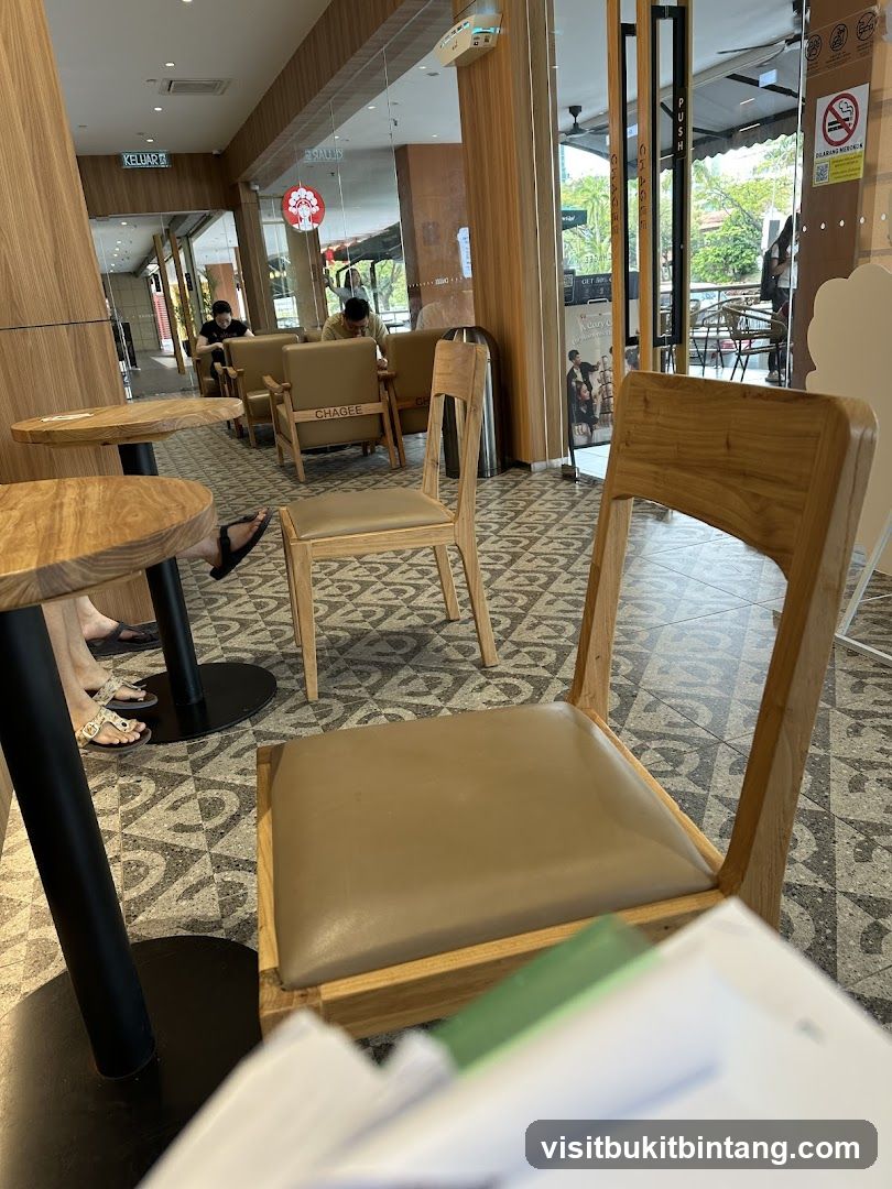 Cafe Interior with Seating