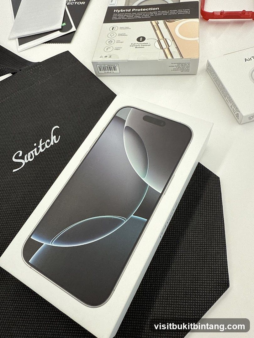 iPhone Box and Accessories