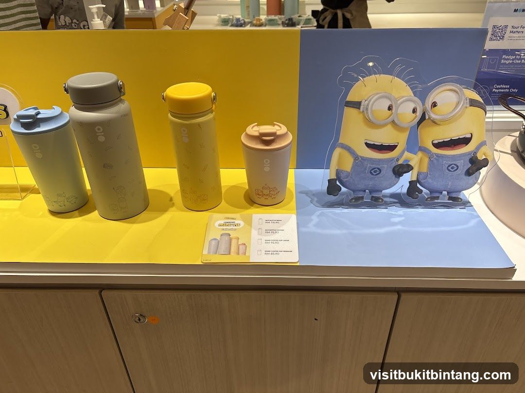 Minions Themed Drinkware Display