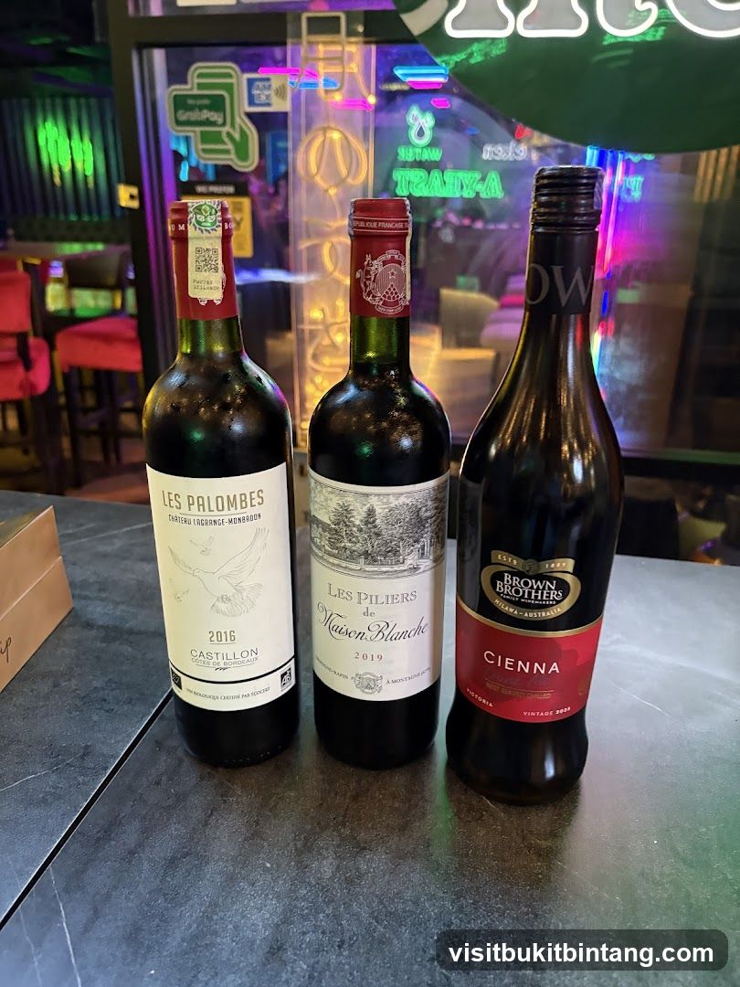 Three Bottles of Wine