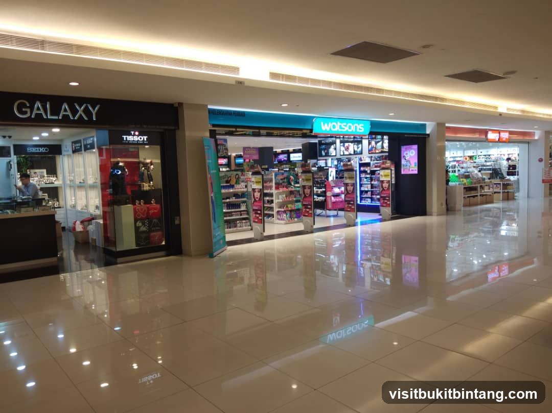 Mall storefronts
