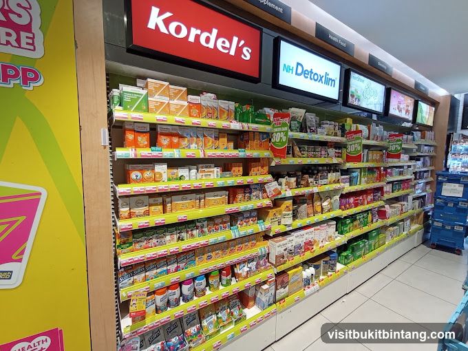 Health Supplement Store Aisles
