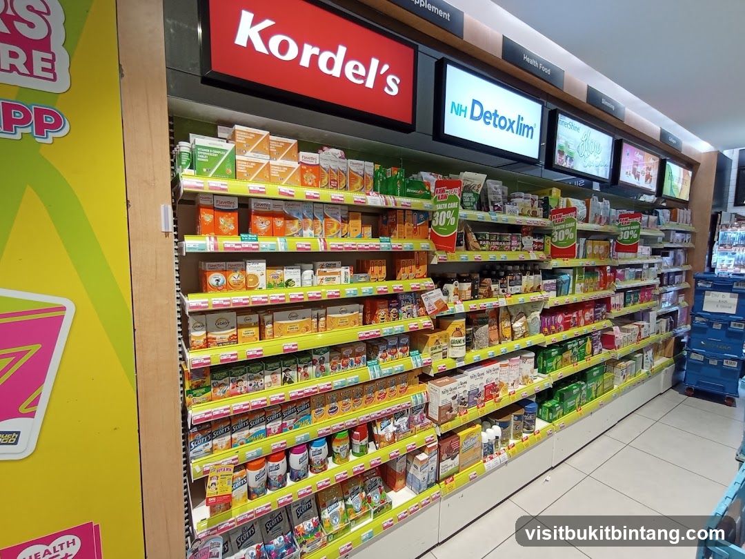Health Supplement Store Aisles