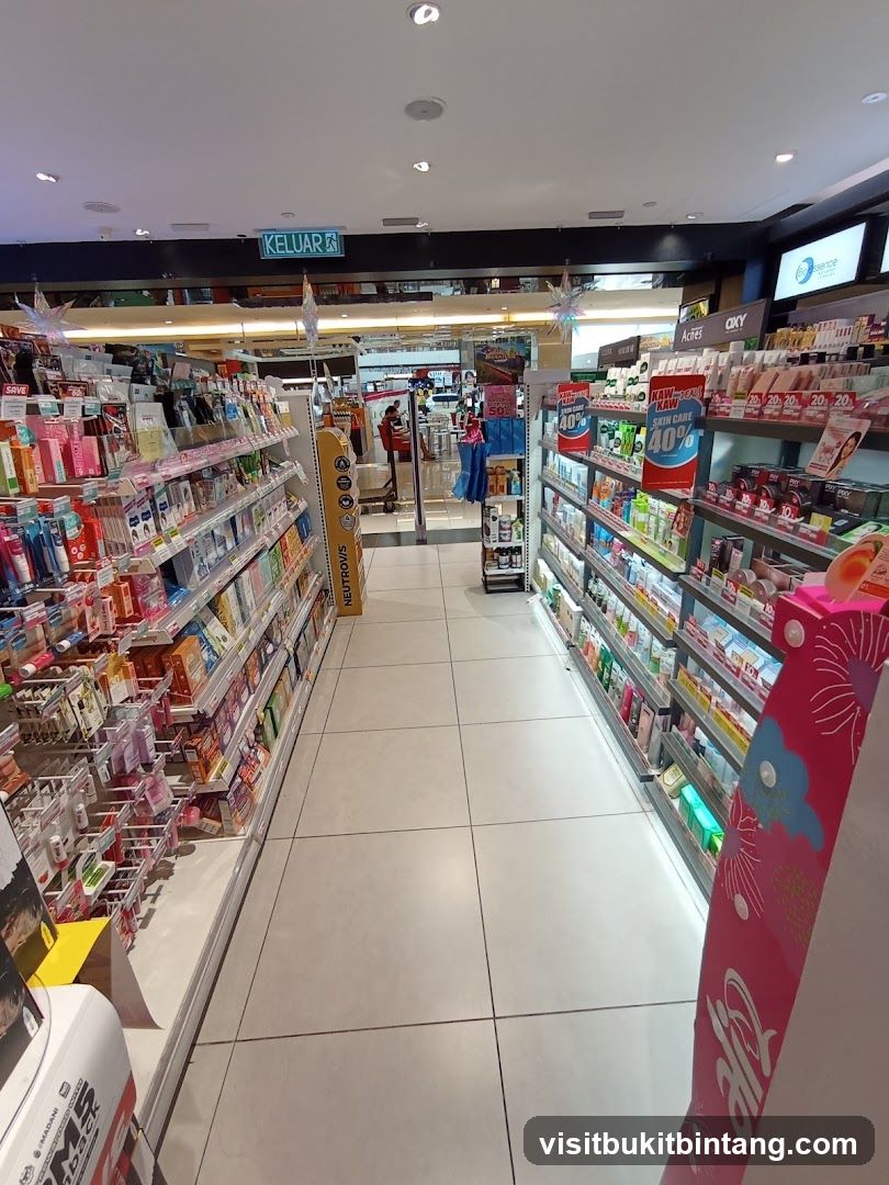 Aisle in a store