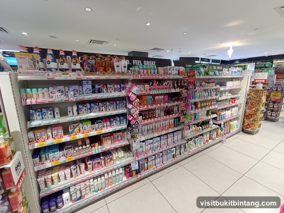 Health and Beauty Products Aisle
