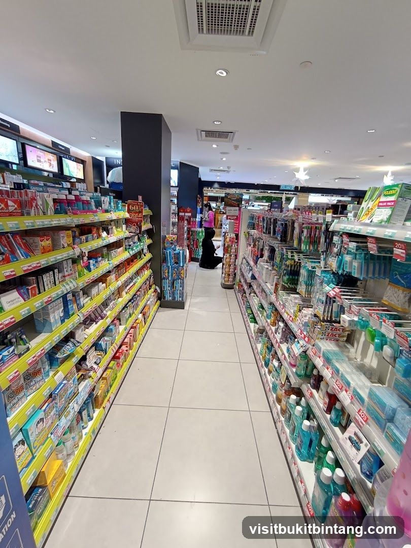 Aisle in a store