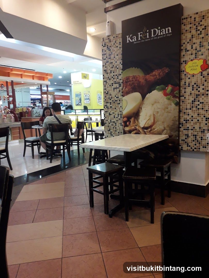 Restaurant Interior with Advertisement