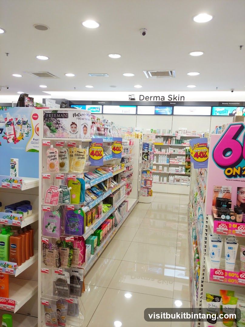 Cosmetics and Skincare Aisle