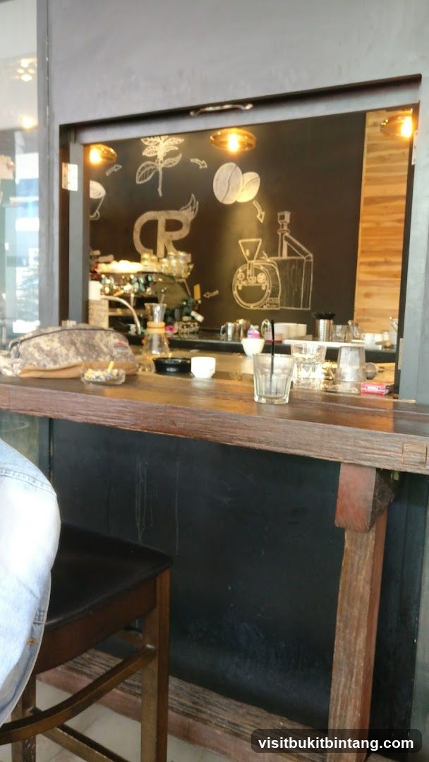 Coffee shop counter
