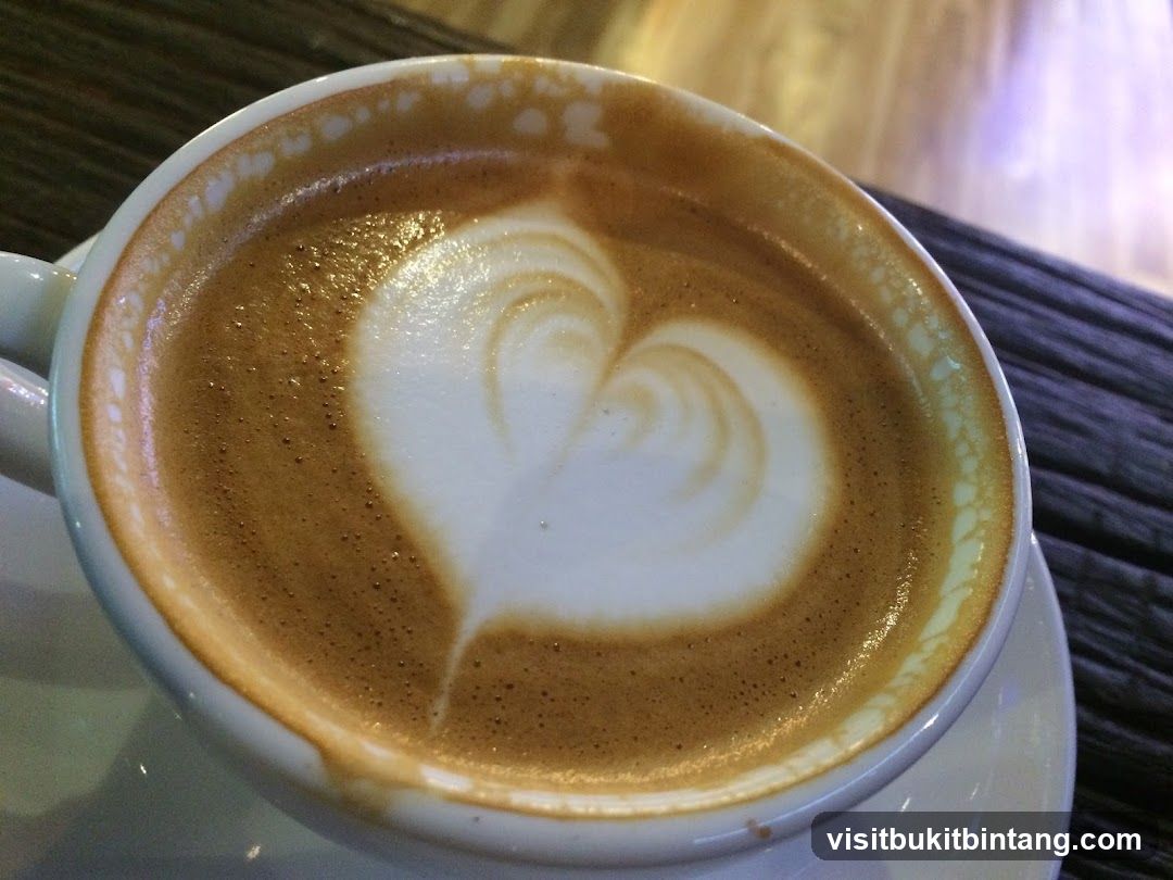 Latte with Heart Art