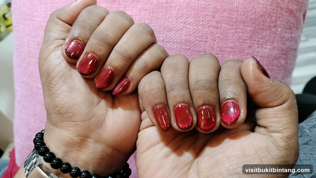 Red Gel Manicure