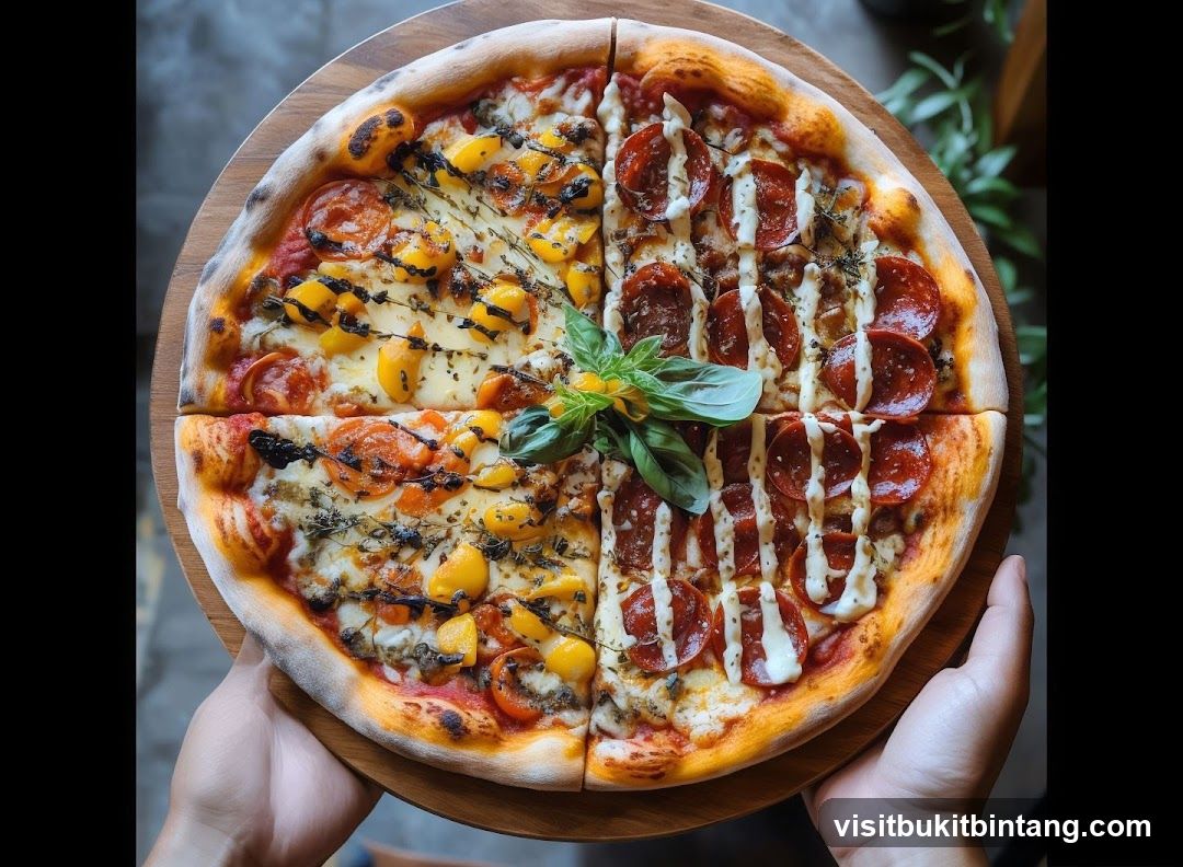 Four-Quartered Pizza