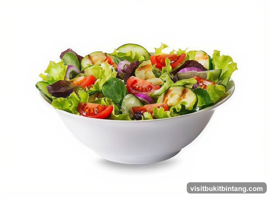 Fresh Salad in a Bowl