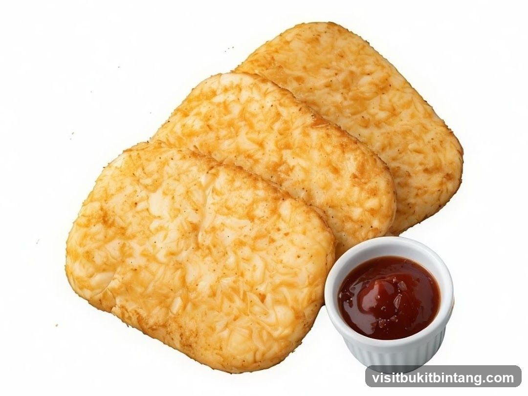 Hash Browns with Ketchup