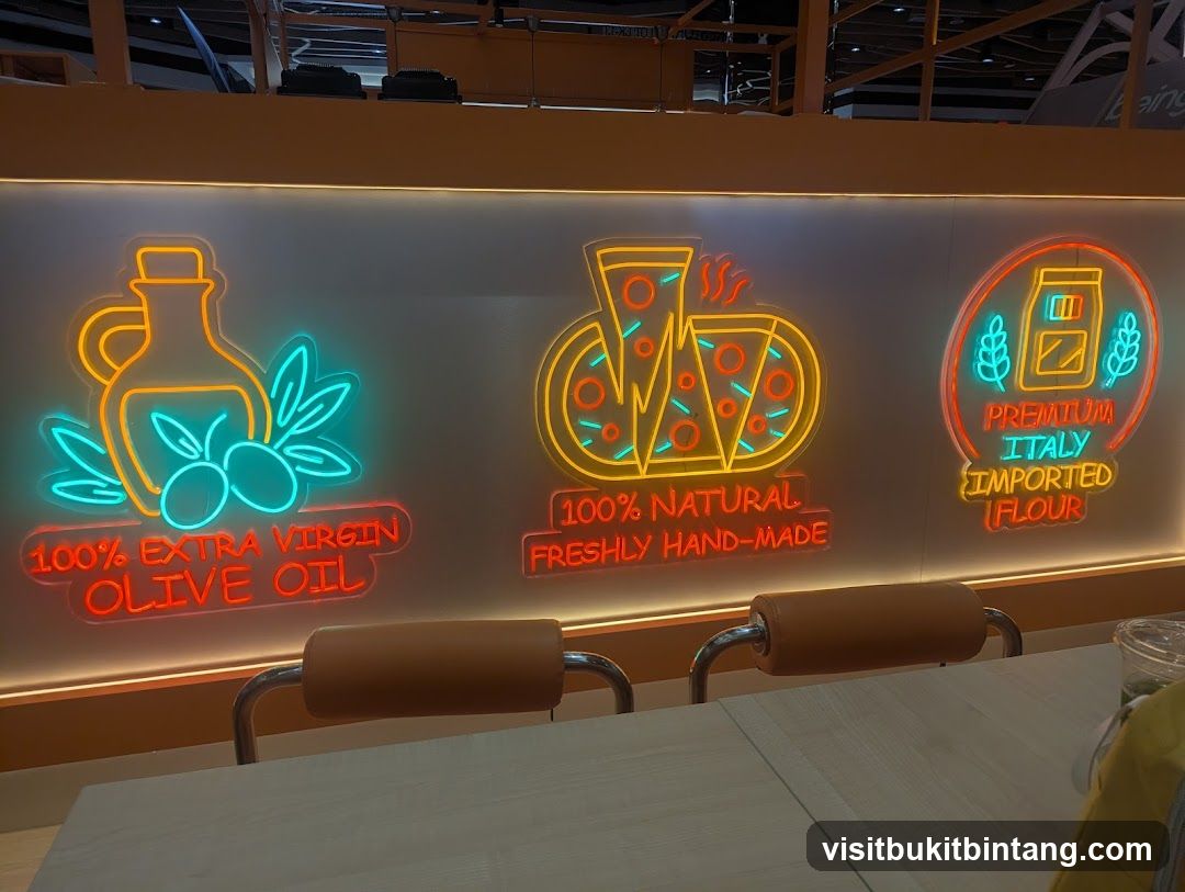 Neon Signs for Food Ingredients