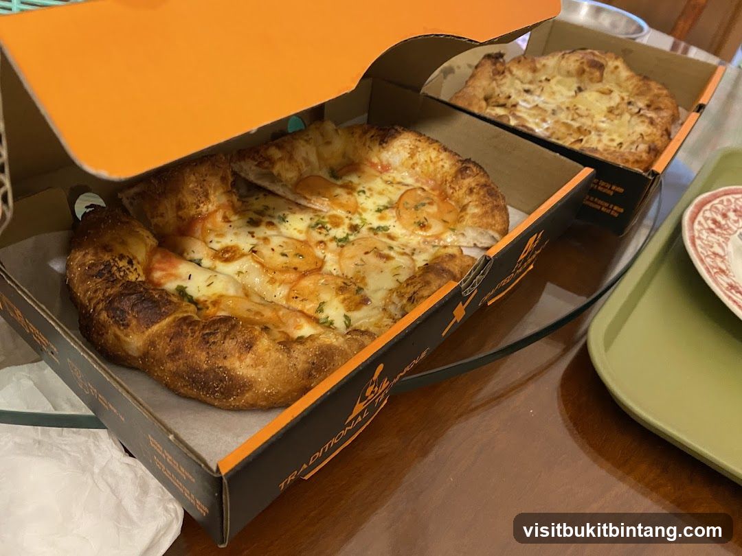 Two Pizzas in Boxes