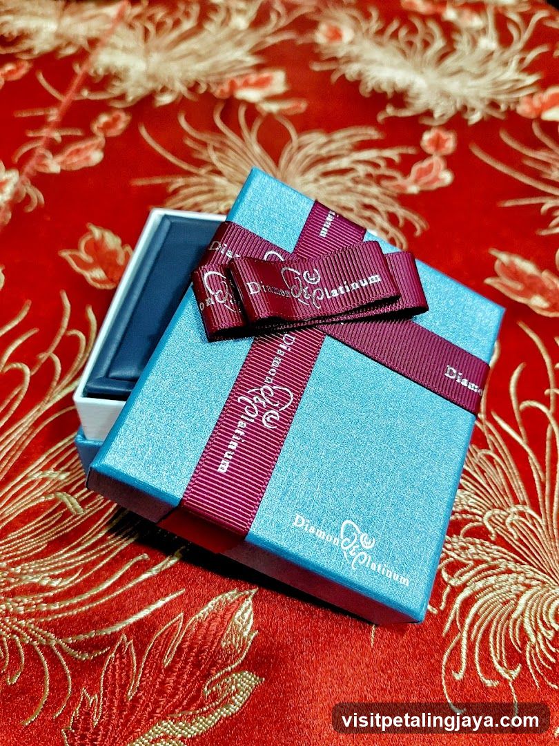 Blue Gift Box with Ribbon