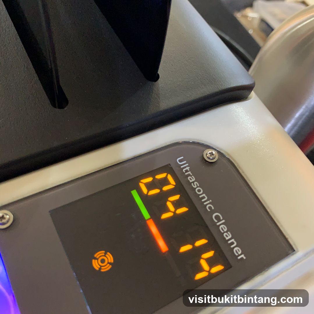 Ultrasonic Cleaner Display