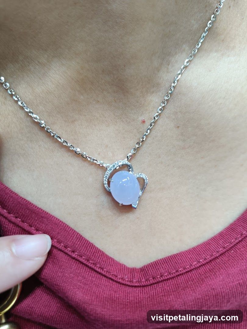 Jewelry Necklace on Model