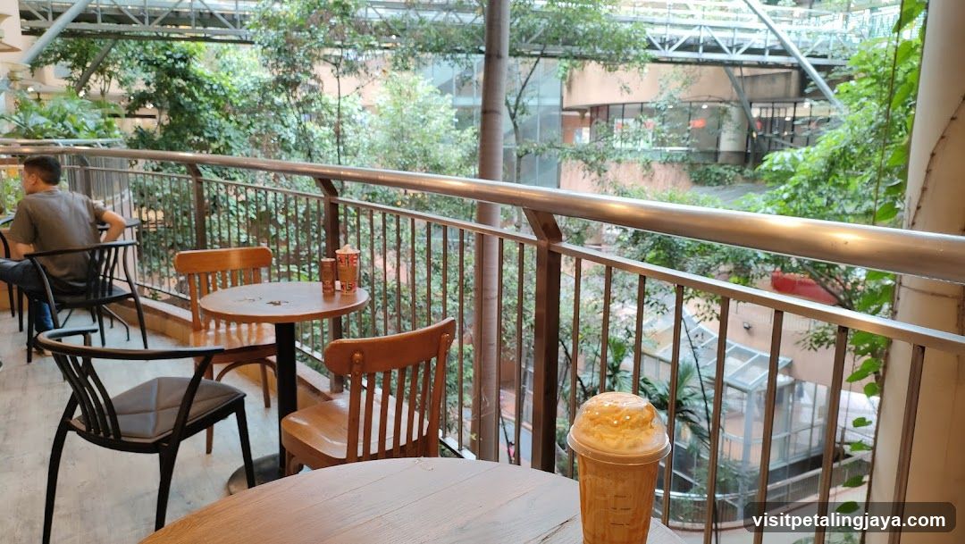 Outdoor Cafe Balcony View