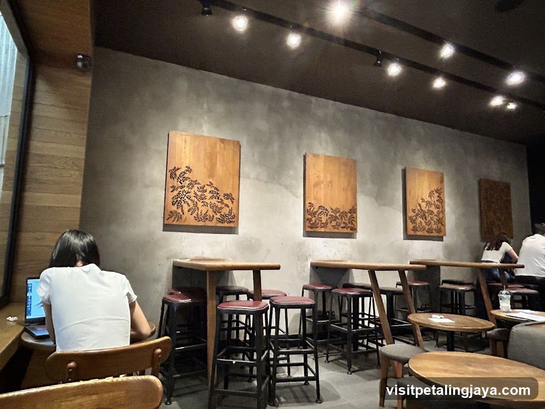 Interior of a coffee shop or cafe