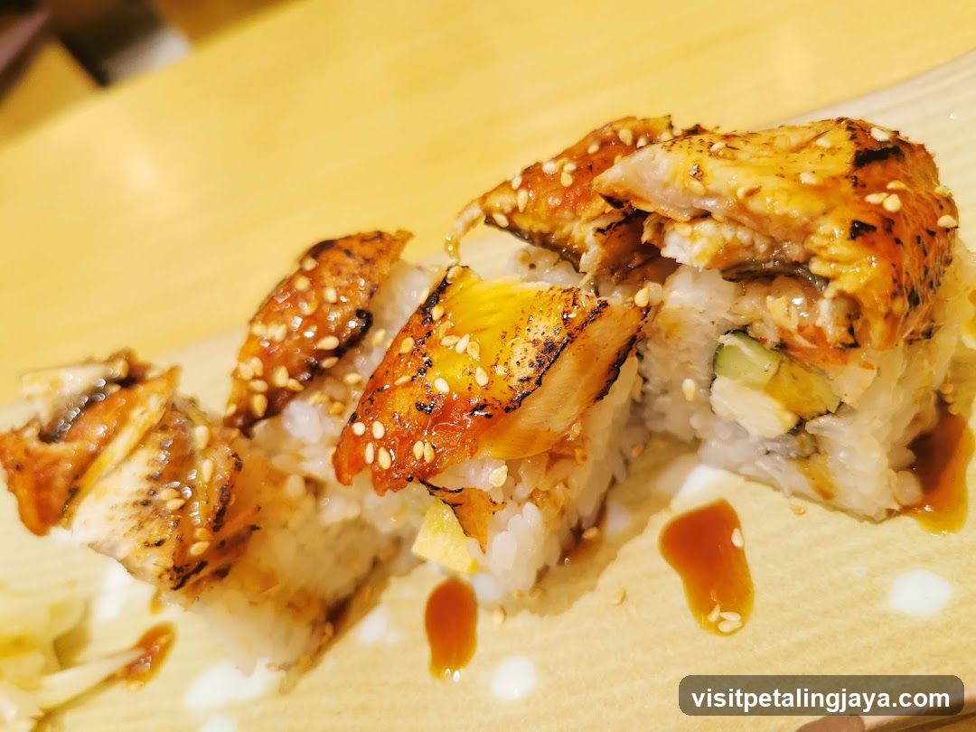 Grilled Eel Sushi Rolls