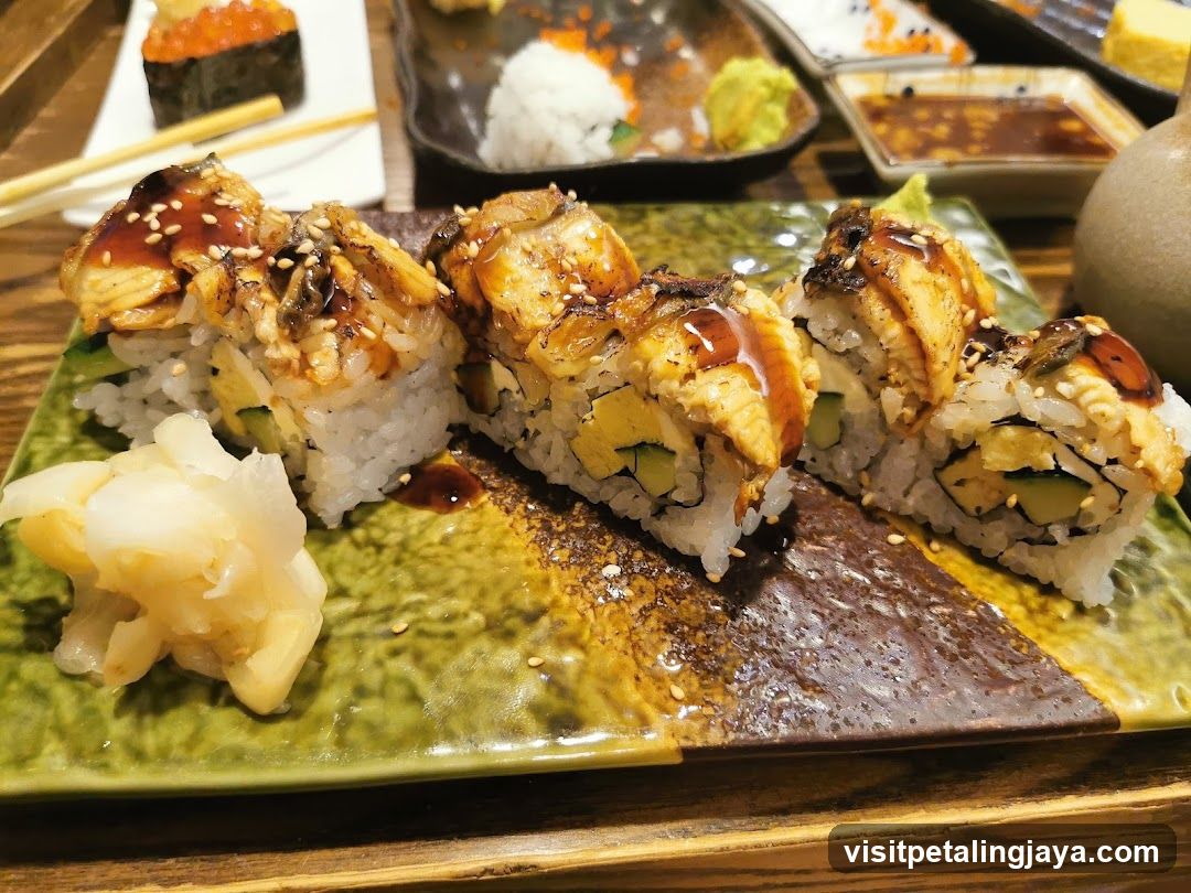 Eel Sushi Platter