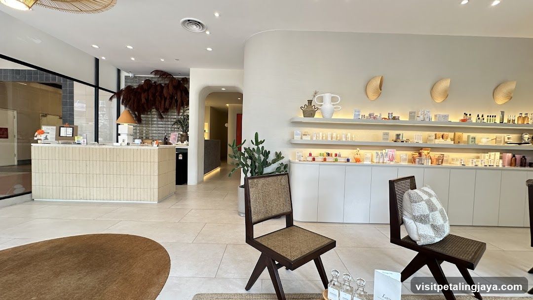 Interior of a modern retail or spa space